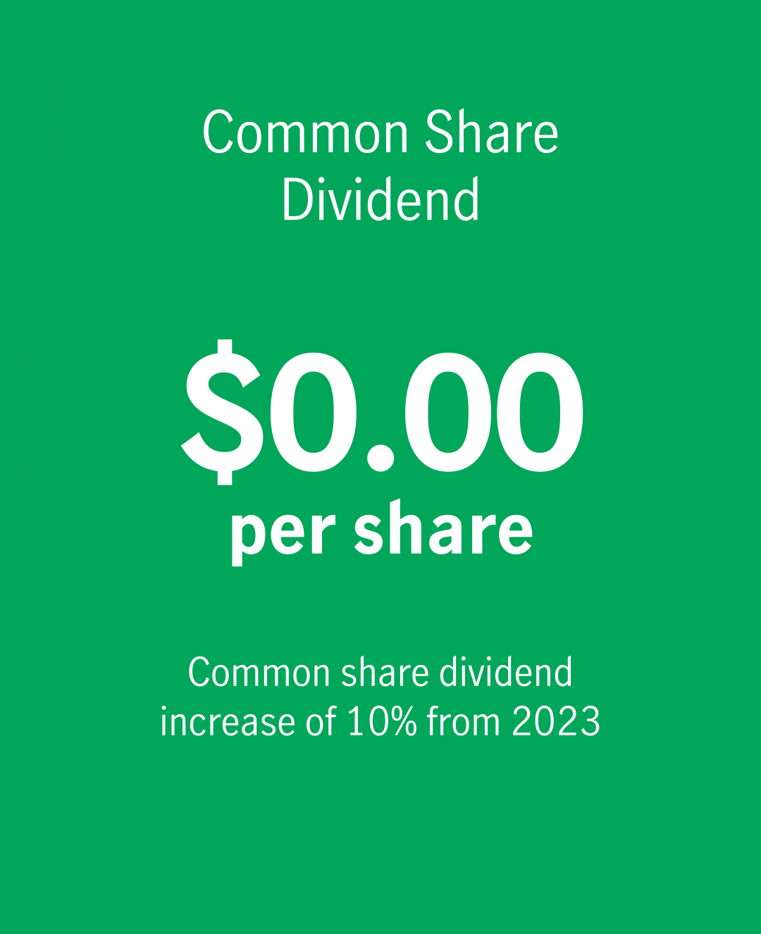 $1.46 per share dividend