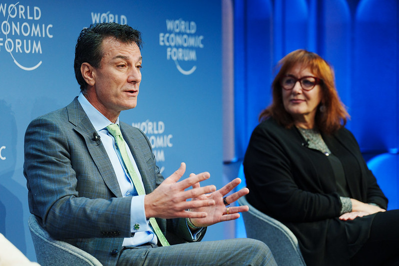 Roy Gori speaking at Davos