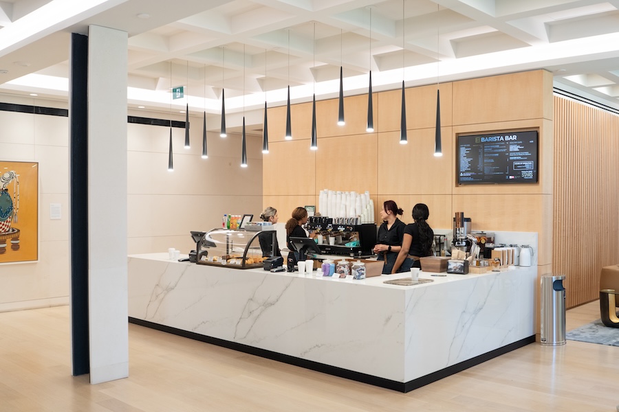 Current barista bar at 200 Bloor St
