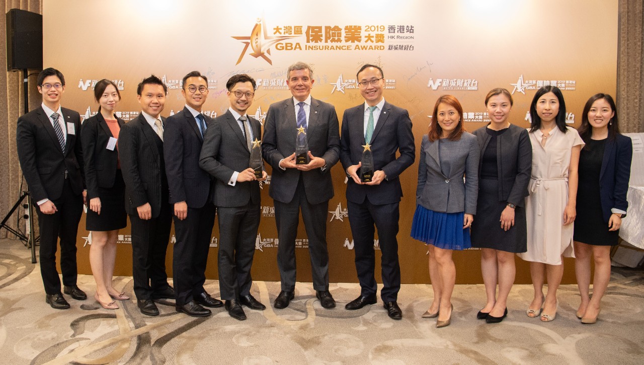 Manulife Hong Kong insurance awards group shot June 2019